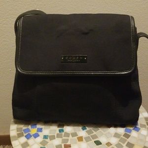 Coach black shoulder bag